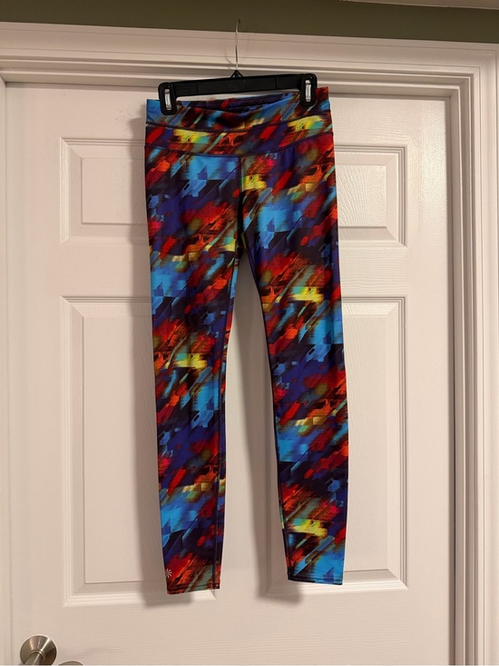 Athleta Pants - Girls' Multicolor Performance Leggings - Vibrant Print
